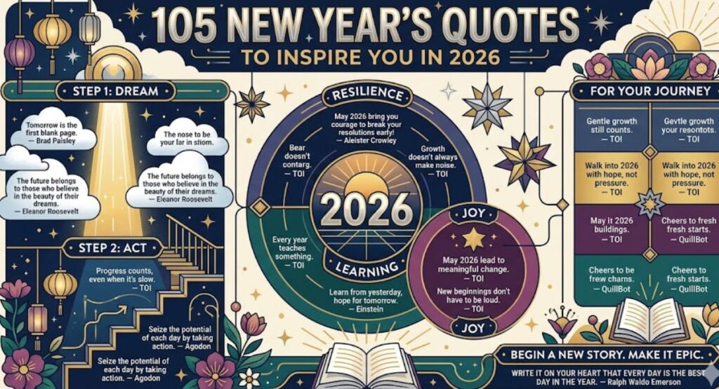 105 New Year’s Quotes to Inspire You in 2026