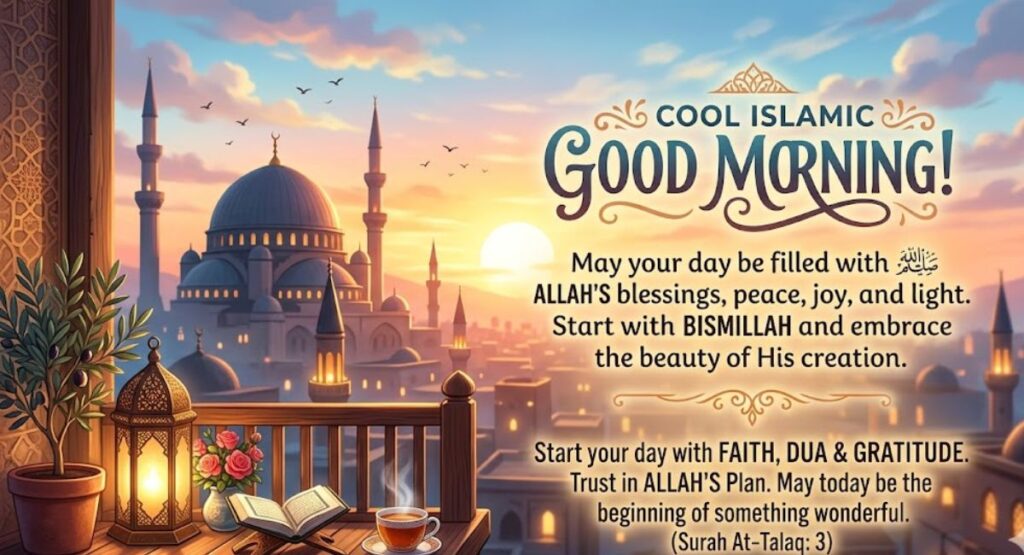 Cool Islamic Good Morning Messages