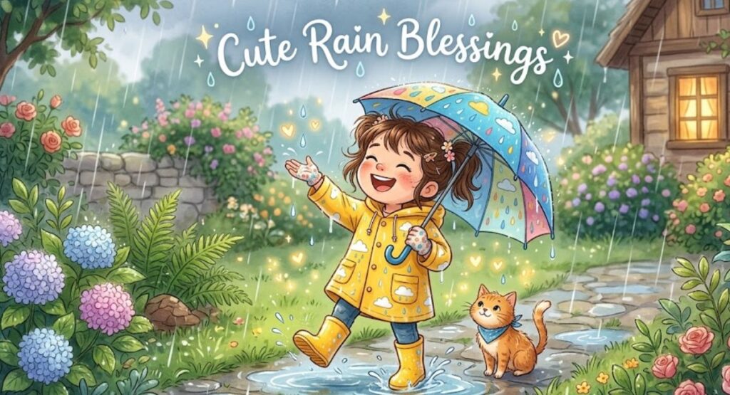 Cute Rain Blessings