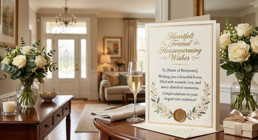 Formal Housewarming Wishes