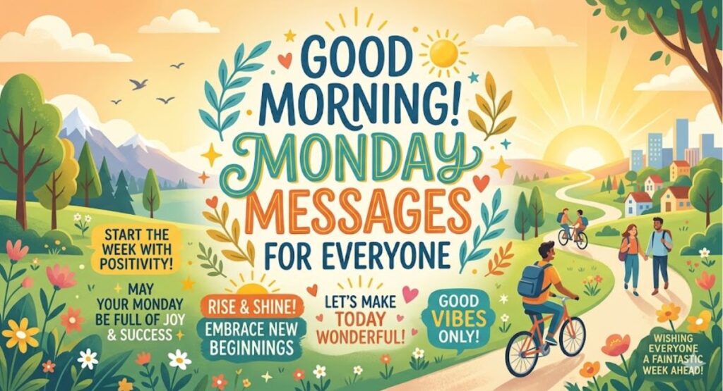 Good Morning Monday Messages for Everyone