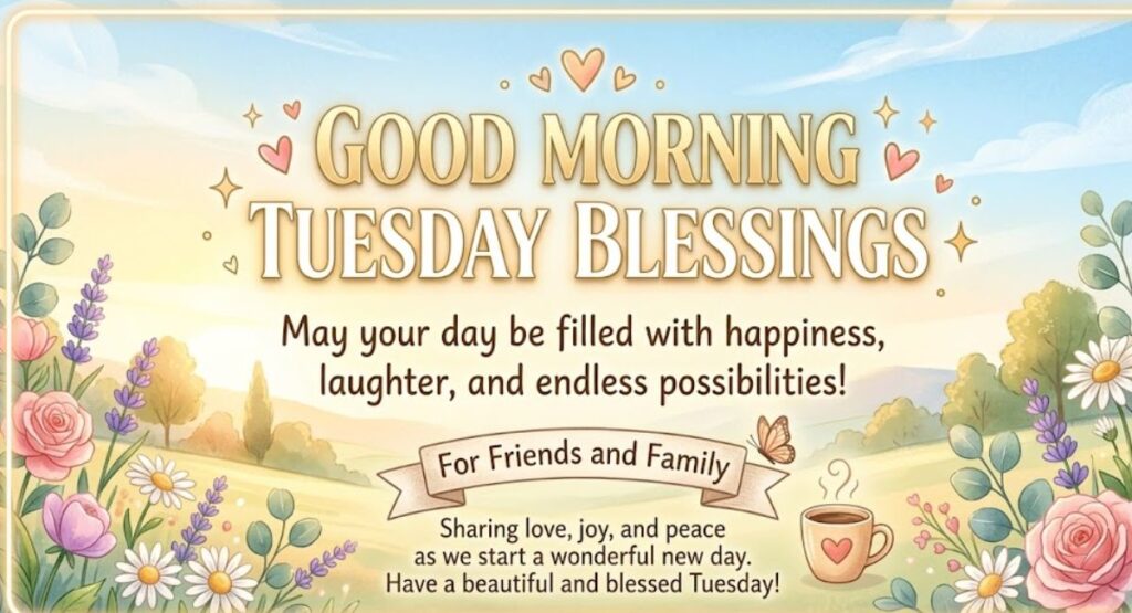 Good Morning Tuesday Blessings for Friends and Family