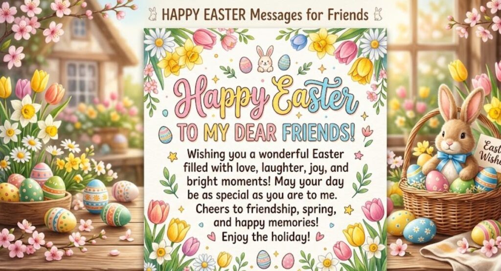 Happy Easter Messages for Friends