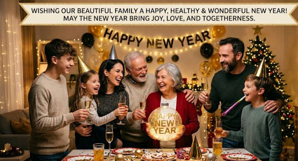 Happy New Year wishes for family