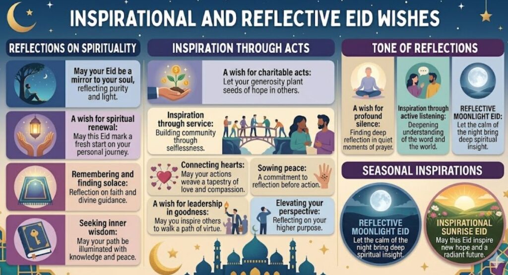 Inspirational and Reflective Eid Wishes