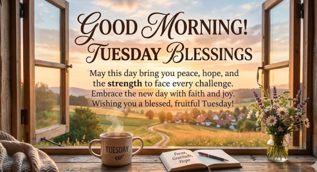 Inspirational Good Morning Tuesday Blessings