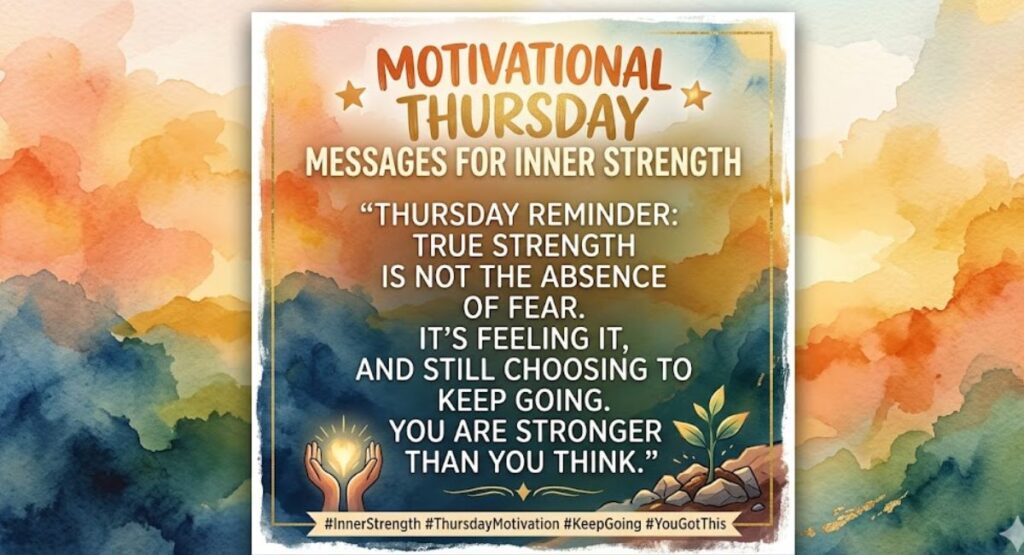 Motivational Thursday Messages for Inner Strength