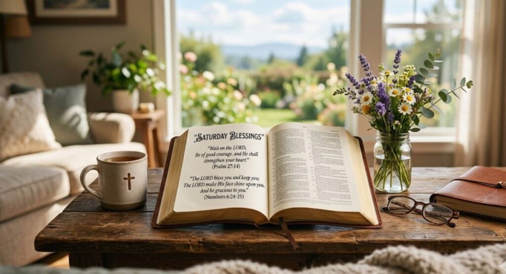 Saturday Blessings with Bible Verses