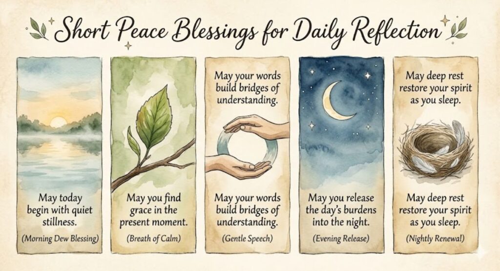 Short Peace Blessings for Daily Reflection
