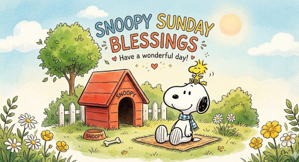 Snoopy Sunday Blessings