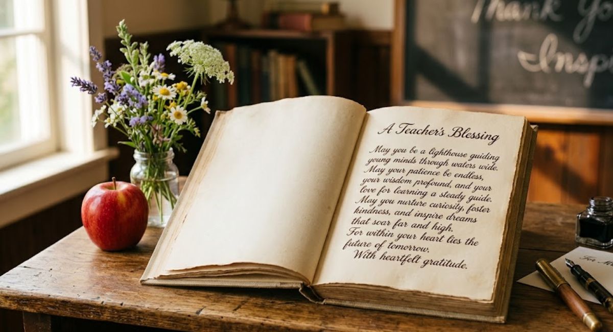 Teacher blessings
