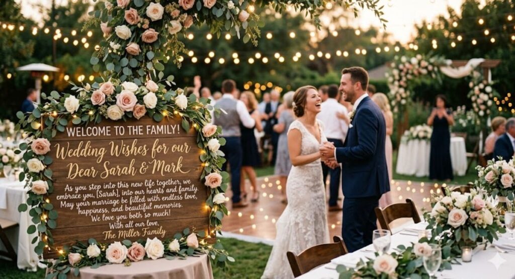 Wedding Wishes for a New Family Member