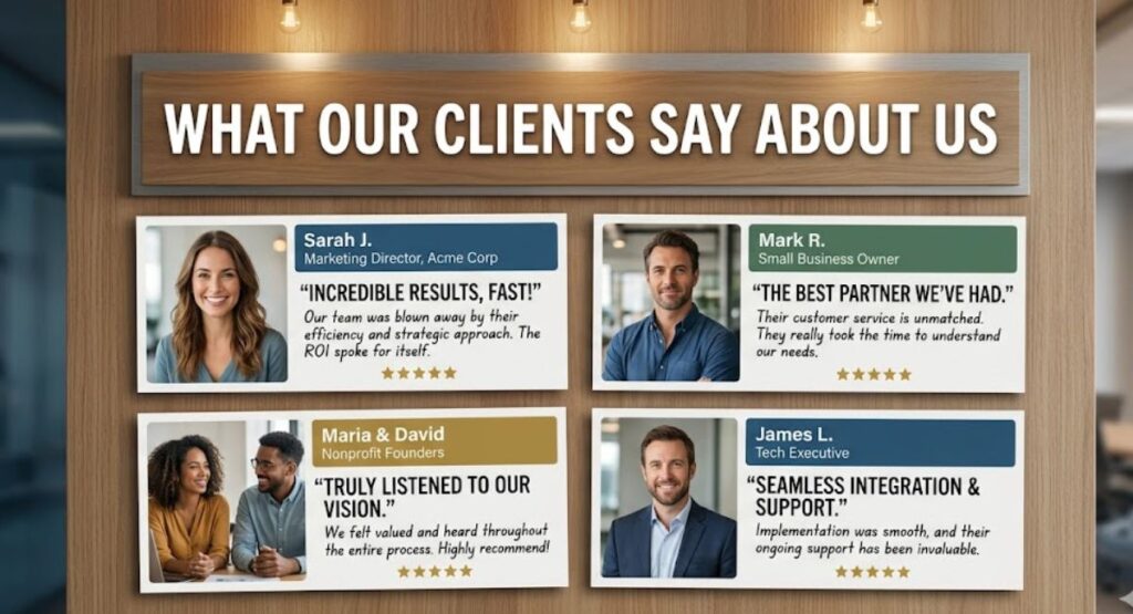 What Our Clients Say About Us