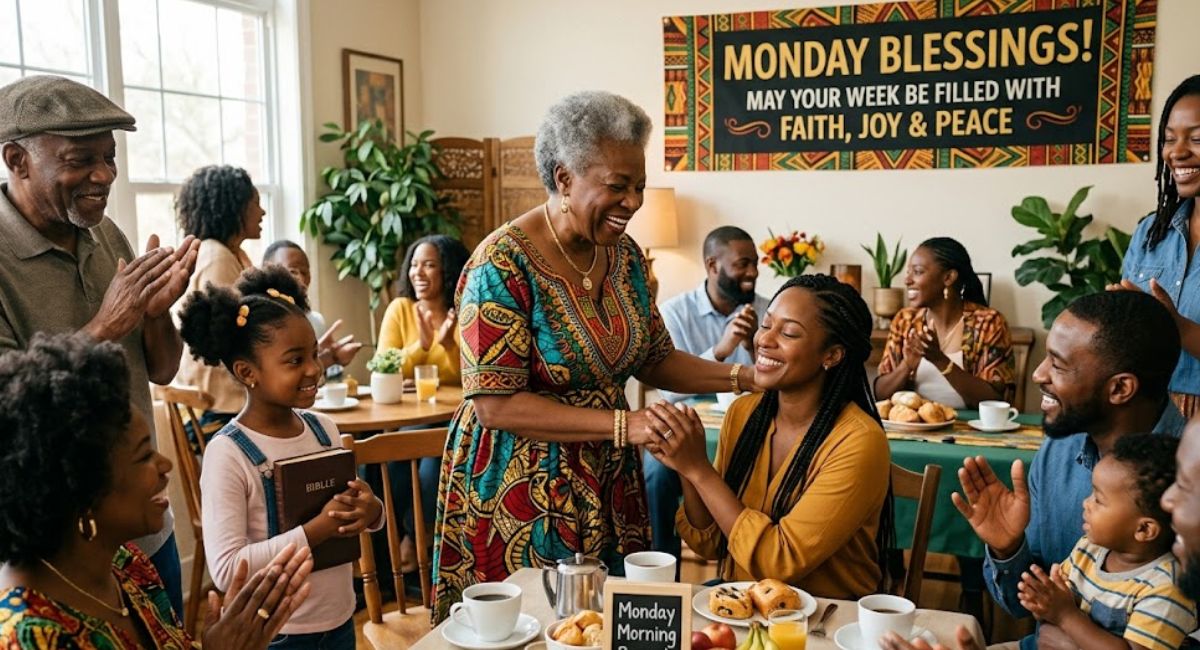 African American Monday blessings