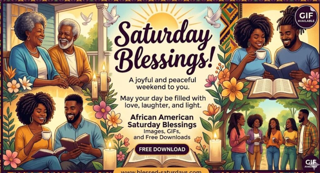 African American Saturday Blessings Images, GIFs, and Free Downloads