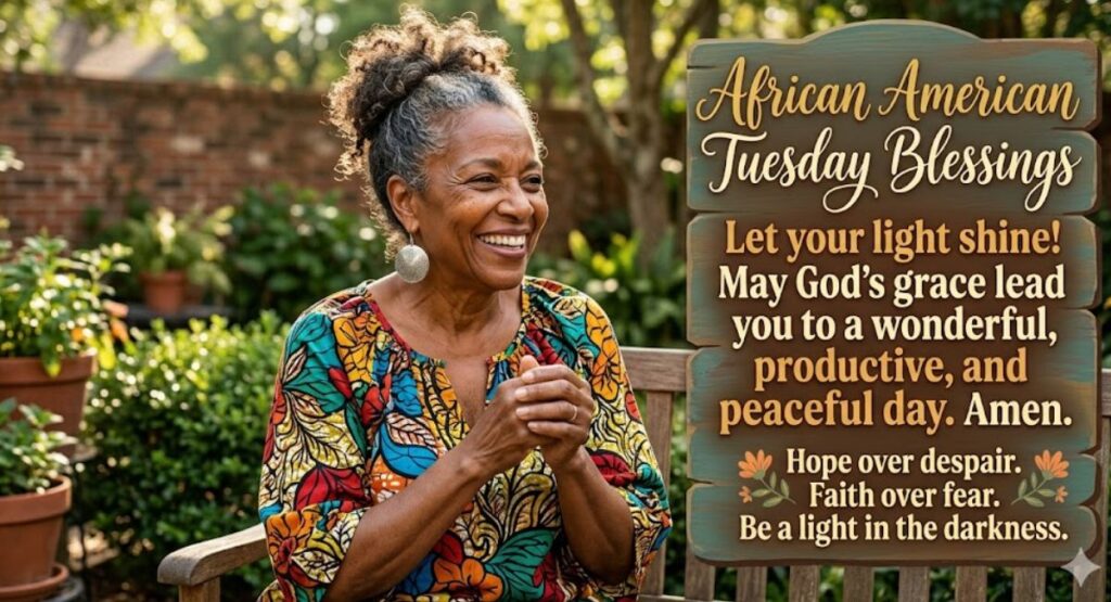 African American Tuesday Blessings Quotes and Uplifting Words