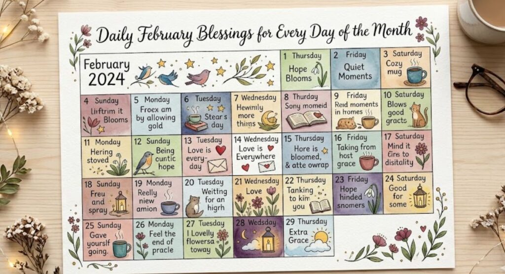 Daily February Blessings for Every Day of the Month