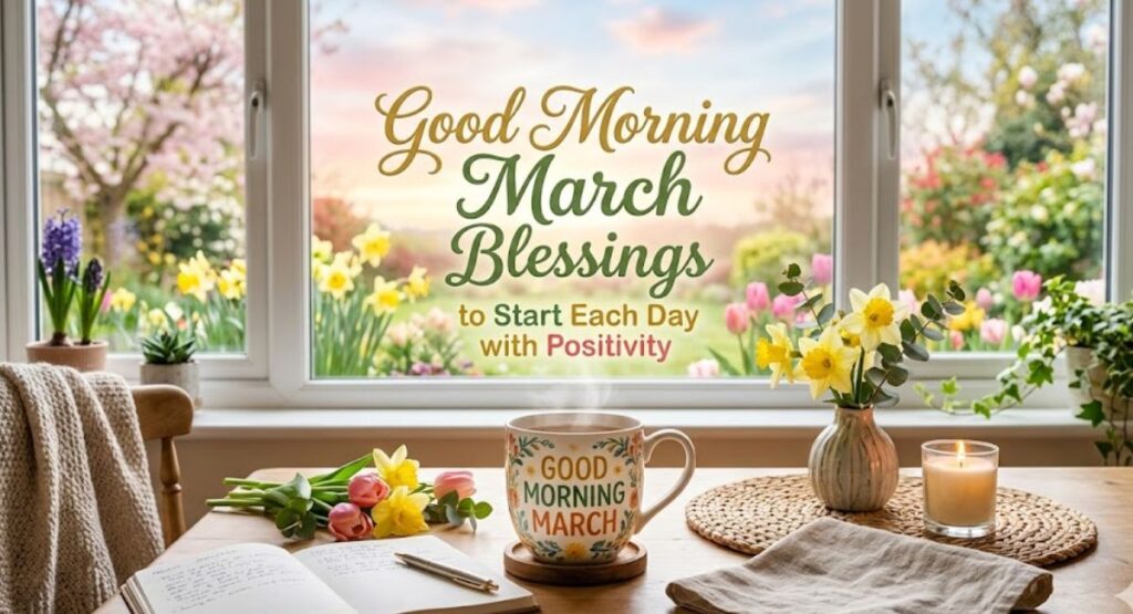 Good Morning March Blessings to Start Each Day with Positivity