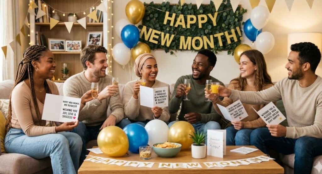 Happy New Month Messages for Friends and Close Relations