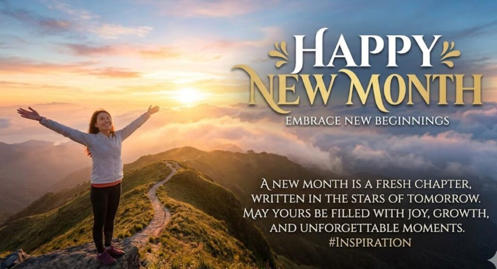 Inspirational Happy New Month Quotes