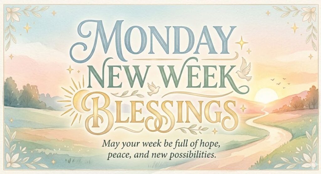 Monday New Week Blessings