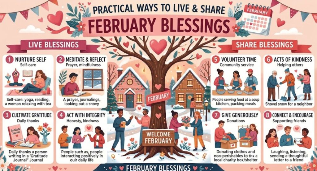 Practical Ways to Live and Share February Blessings