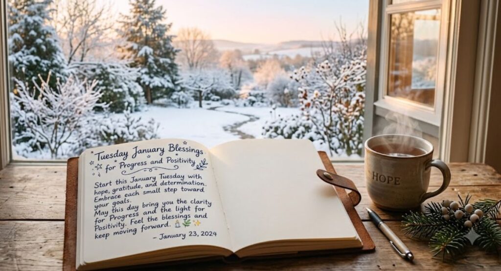 Tuesday January Blessings for Progress and Positivity